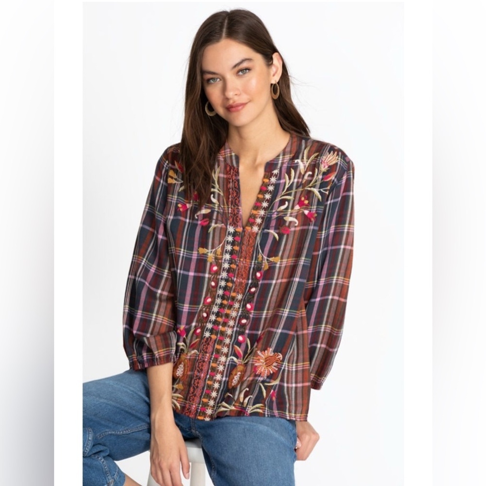 Johnny Was Rosalva Paris Effortless Blouse